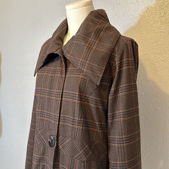 Patagonia Darya wind proof women’s polartec plaid jacket size M - Picture 3 of 13